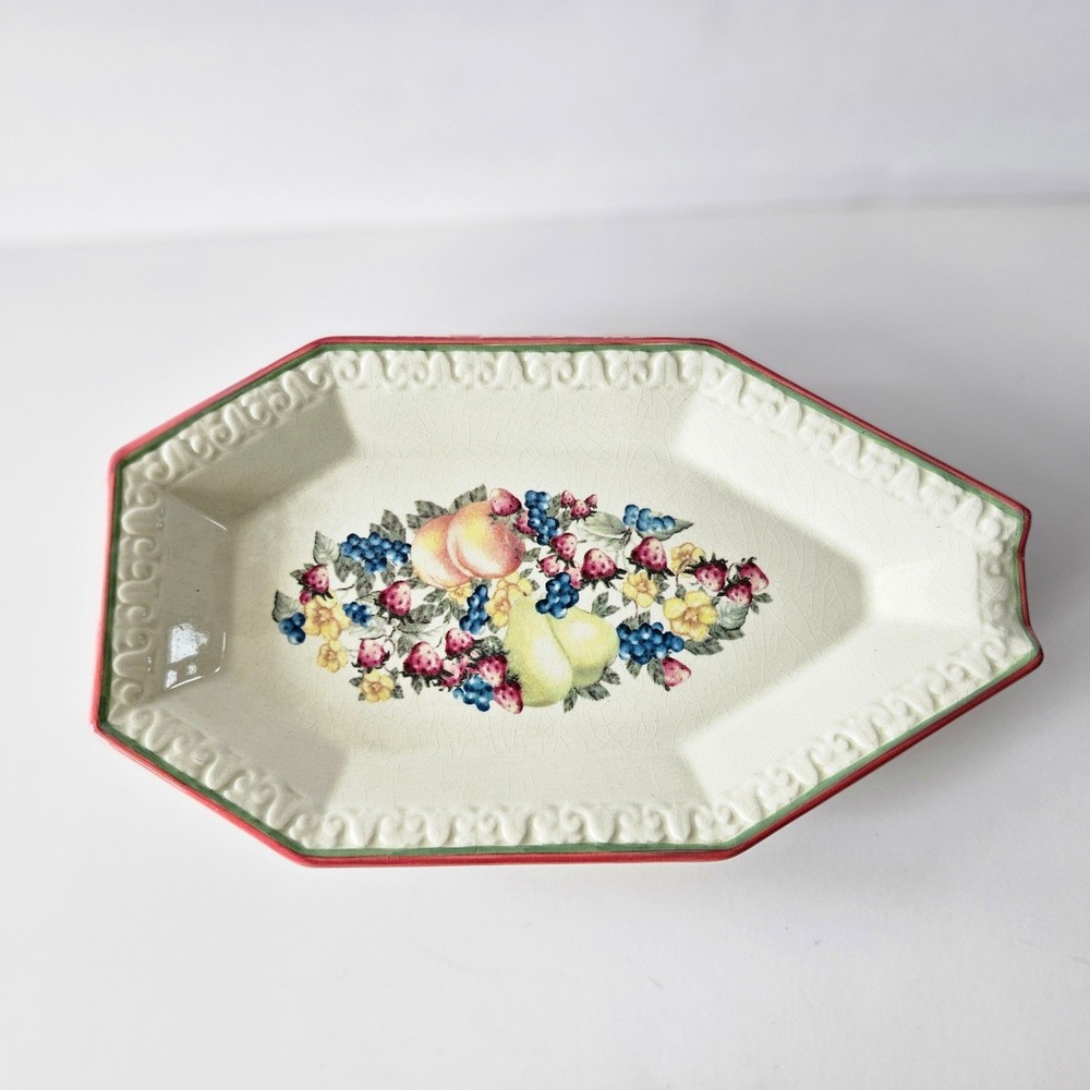 Avon Sweet Country Harvest‎ Spoon Rest - Ceramic 8in - 2003 EXCELLENT SHAPE
